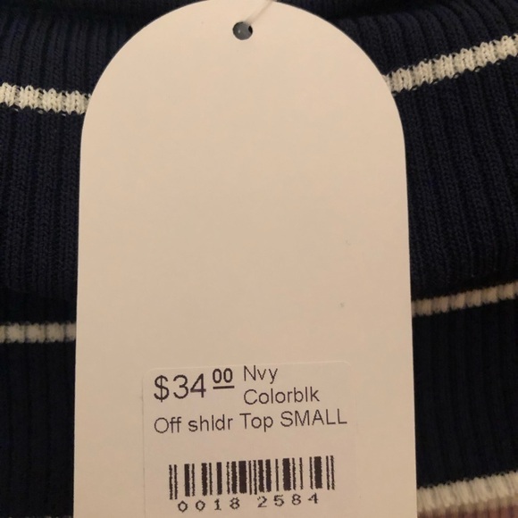 3/$25 🙌🏼 She and Sky Colorblock Off the Shoulder Top S - Picture 7 of 9